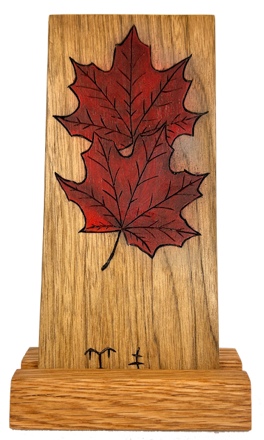 Maple Leaf II Artwork by DW Carving Studio